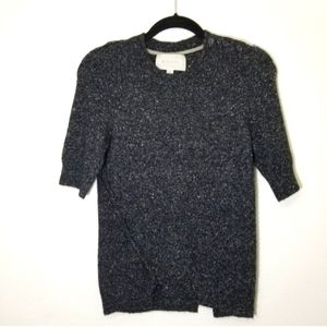 Brochu Walker | Gray Wool Sweater Shirt Short-sleeve